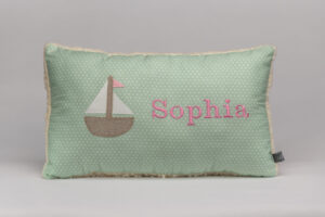 Stickkissen "Sophia" Schiff