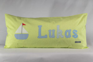 Namenskissen "Lukas" Schiff
