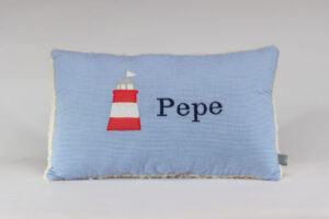 Stickkissen "Pepe" Leuchtturm